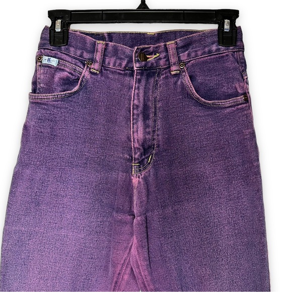 Vintage Miller's Jeans Purple Acid Wash Equestrian Western Mom Jeans Size 26 - Picture 8 of 14